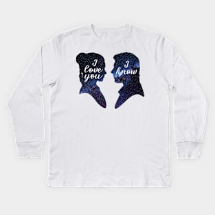 Han and Leia "I love you. I Know" Kids Long Sleeve T-Shirt